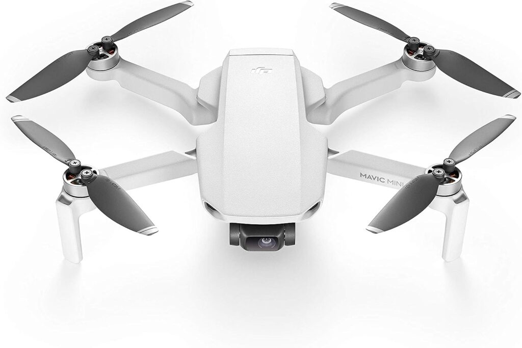 DJI Mavic Mini - Drone FlyCam Quadcopter UAV with 2.7K Camera 3-Axis Gimbal GPS 30min Flight Time, less than 0.55lbs, Gray