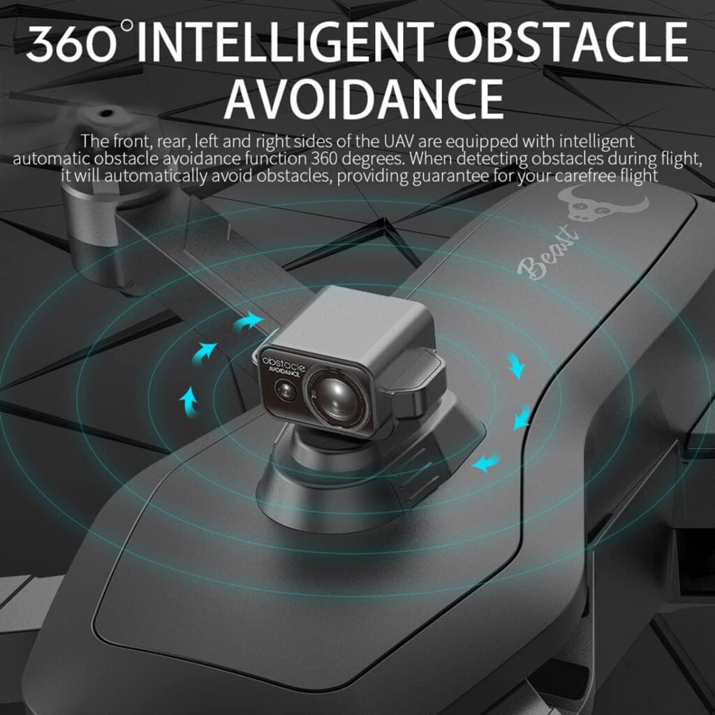 ZLL Beast 3+ SG906 MAX1 Drone 3-Axis Obstacle Avoidance 3km Real-Time Image Transmission 4K High-Definition Aerial Photography Aircraft