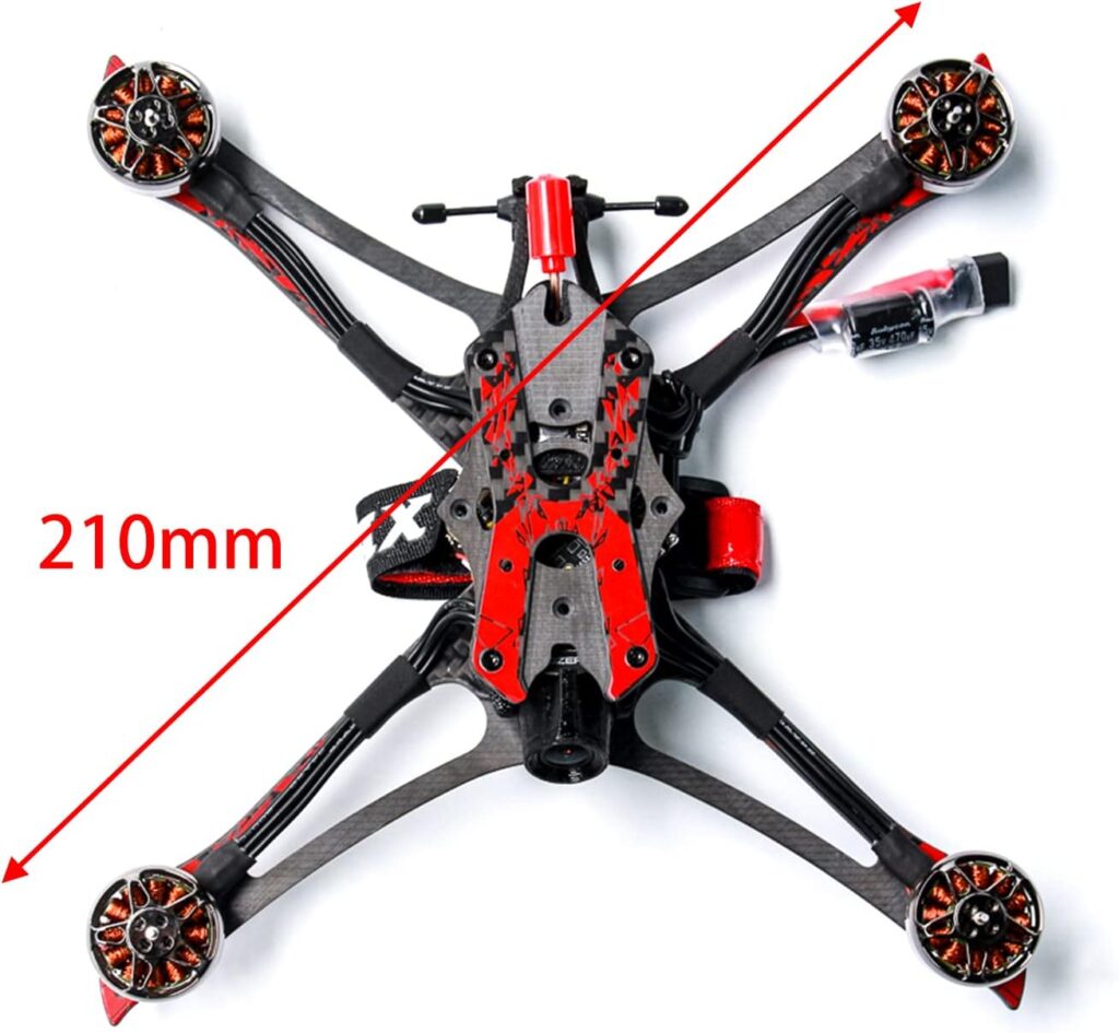 GoolRC Emax FPV Racing Drone ECOII 2004 Brushless Motor 5 Inch PNP Quadcopter Runcam Nano HD Zero Drone 720p Camera Outdoor Racing Drone